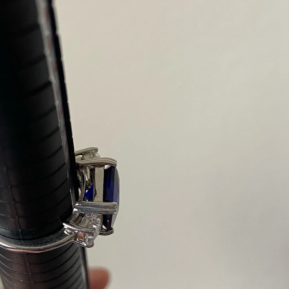 London blue Topaz ring 925, size 8